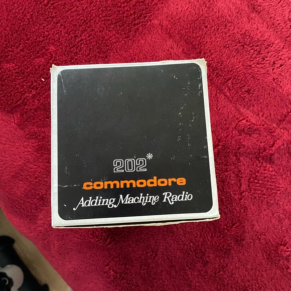 Vintage Novelty 202* Commodore Adding Machine Transistor Radio 1970’s - Picture 14 of 17